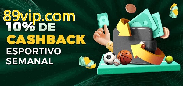 10% de bônus de cashback na 89vip.com